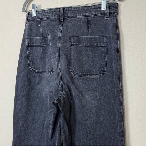 & Other Stories Women's Black High Waisted Bootcut
Wide Leg Denim Jeans Size 30 - Picture 8 of 10